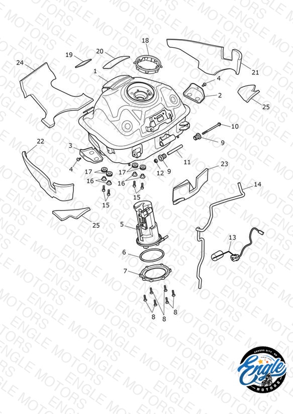 Fuel Tank, Pump and Fittings