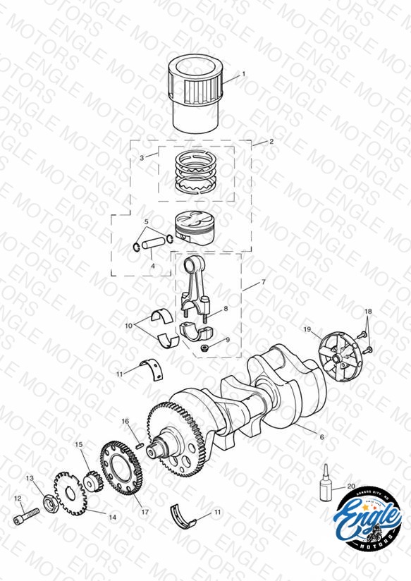 Crankshaft/Conn Rod/Pistons and Liners