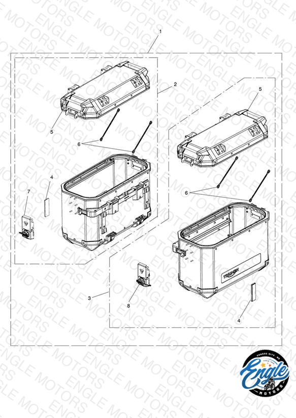 Pannier, Aluminium, Kit, Silver, KL
