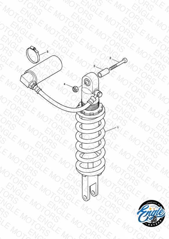 Rear Suspension Unit Double sided swingarm