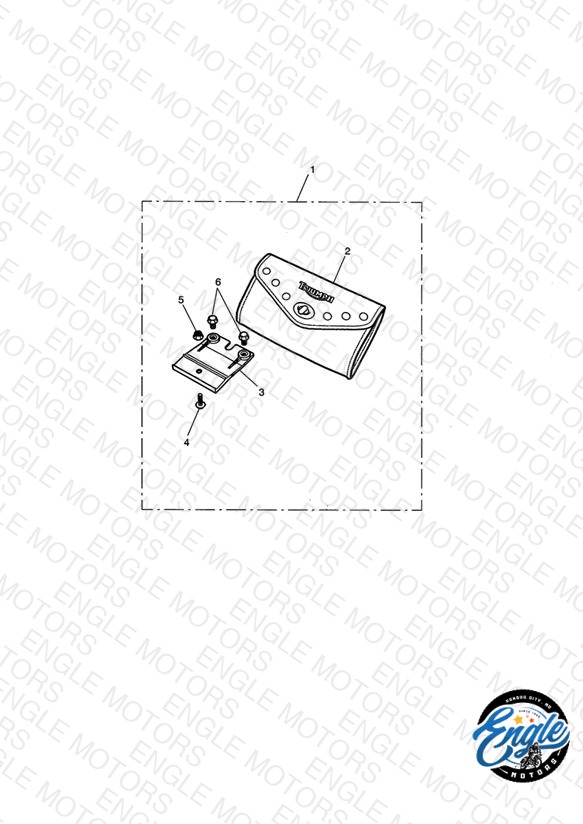 Leather Windshield Bag Kit, Plain