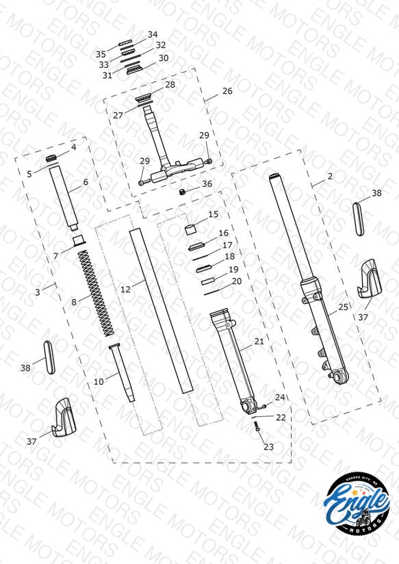 Front Forks & Lower Yoke