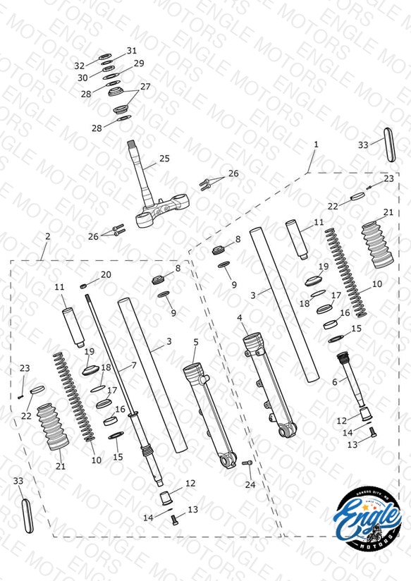 Front Forks & Lower Yoke
