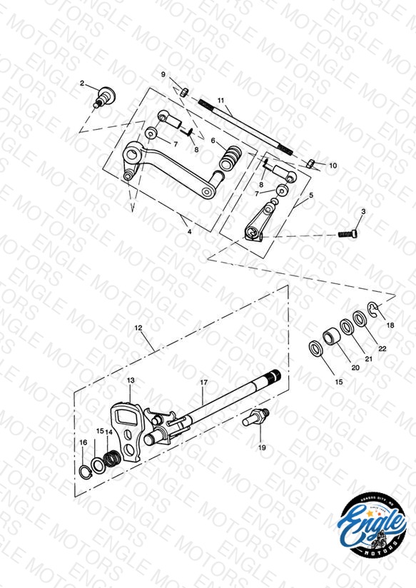 Gear Change Mechanism - Eng No 340170 >