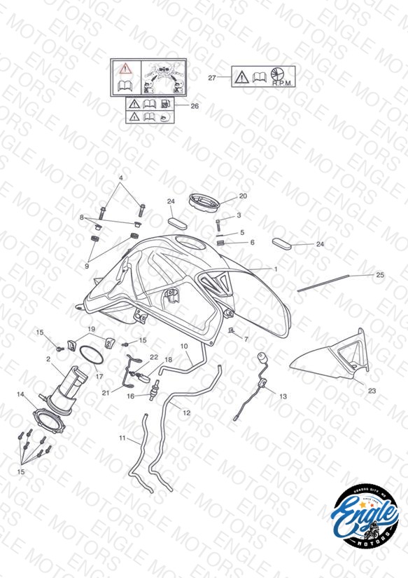Fuel Tank, Fuel Pump & Fittings