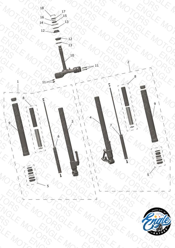 Front Forks & Lower Yoke