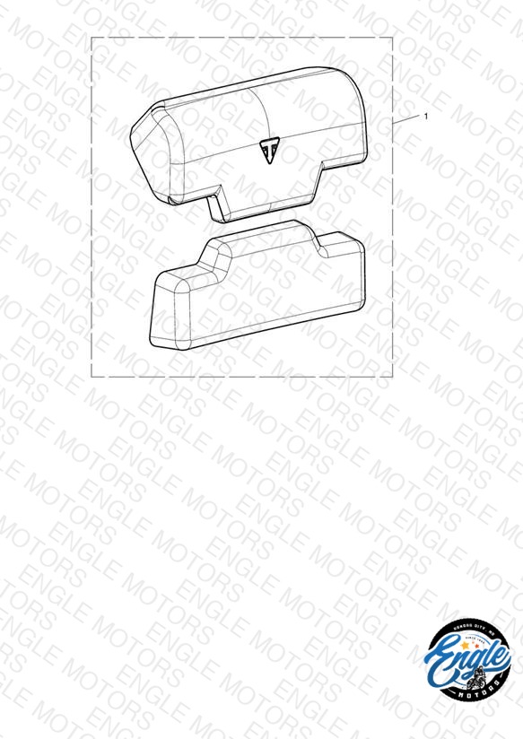 Top Box, Back Rest Kit, Exp