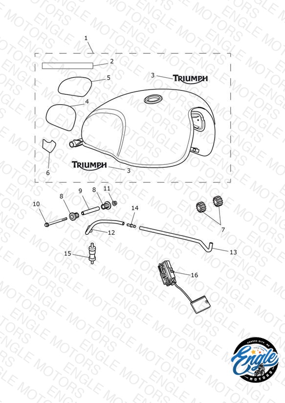 Fuel Tank - Goldline Edition