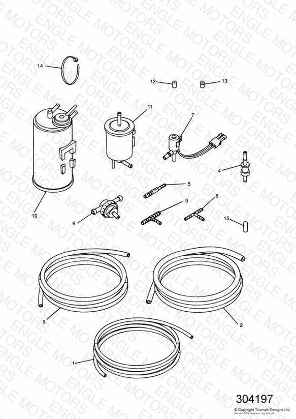 Evaporative Loss Equipment US California models only