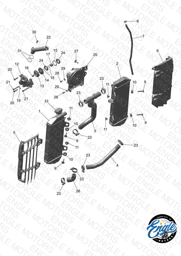 Radiator, Fan & Thermostat