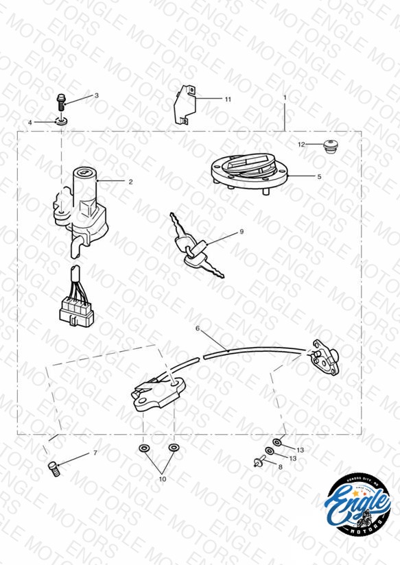Ignition Switch & Lock Set