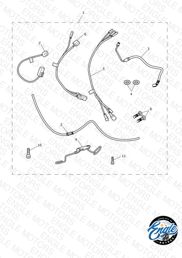 Cable Kit, High Bars