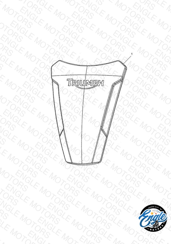 Tank Pad Rubber, Kit