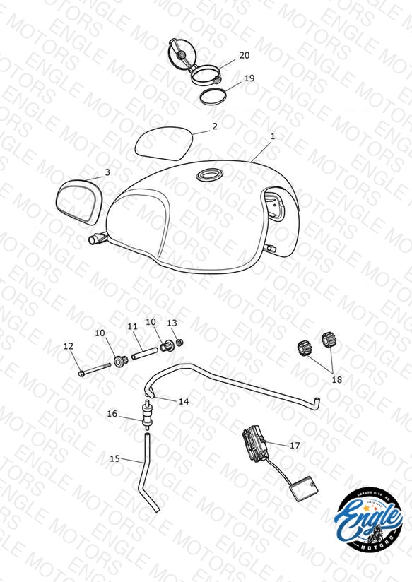 Fuel Tank - Bud Ekins Edition
