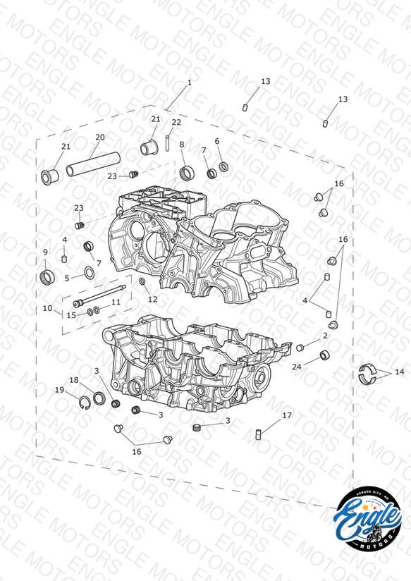 Crankcase & Fittings