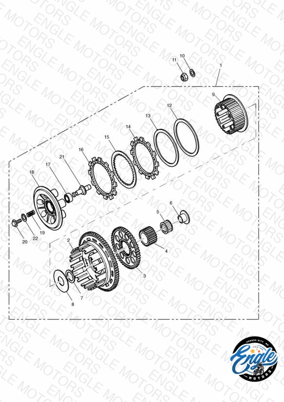 Clutch 955cc Engine