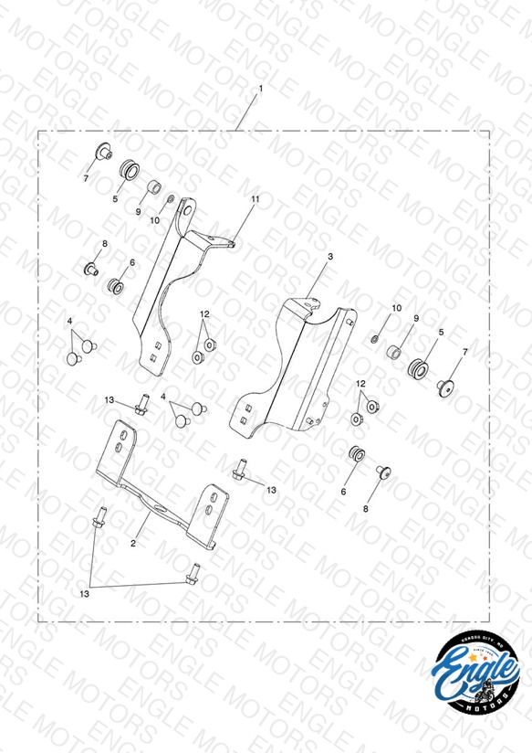 Screen Mounting Brackets Kit