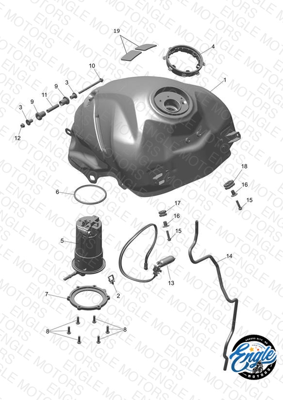 Fuel Tank, Pump and Fittings