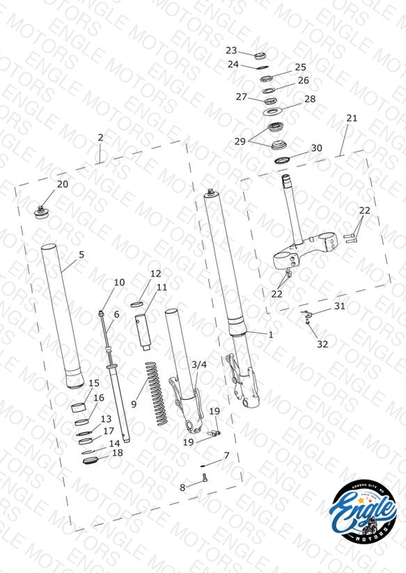 Front Forks & Yokes