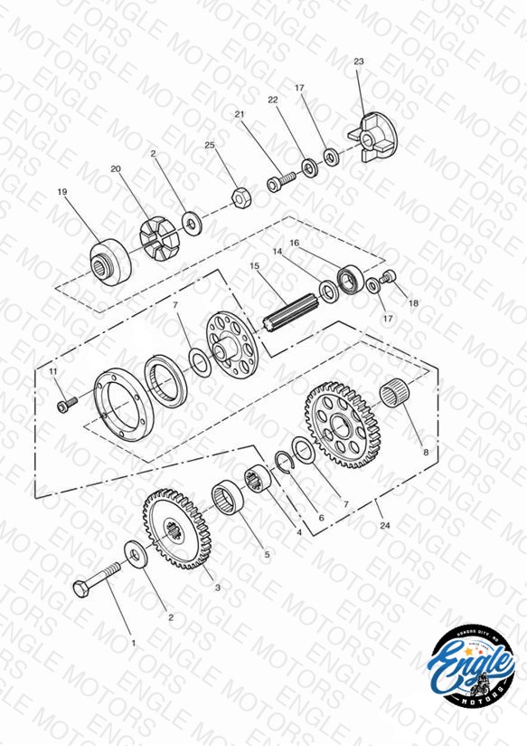 Alternator/ Starter Drive Gears