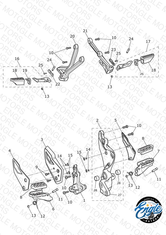 Footrests & Mountings