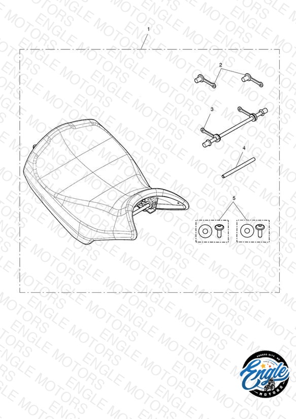 Rider Seat Assy, Low