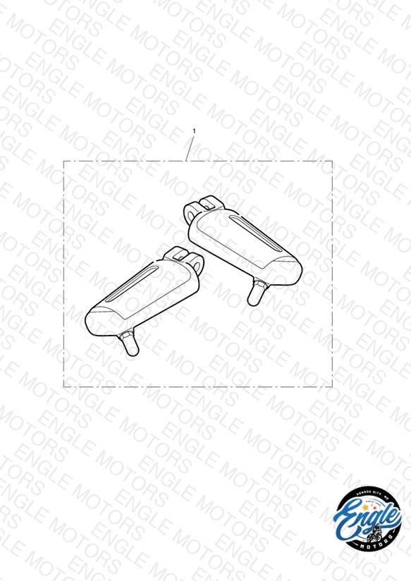 Chromeline Rider Footrests