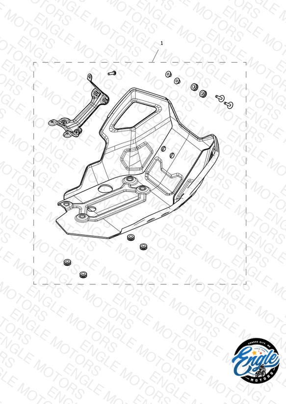 Sump Guard Kit, Aluminium,