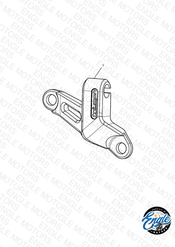 Clutch Cable Guide, Grey