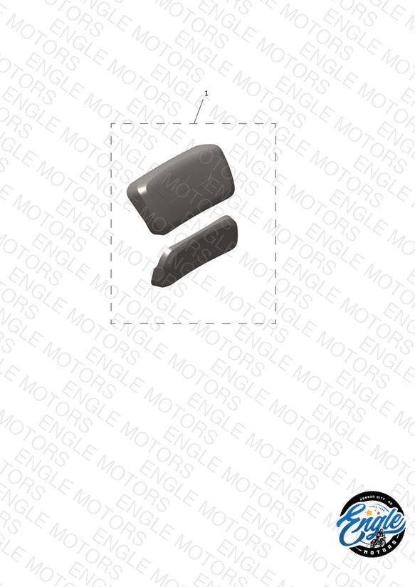 Backrest Pad, Top Box, Kit