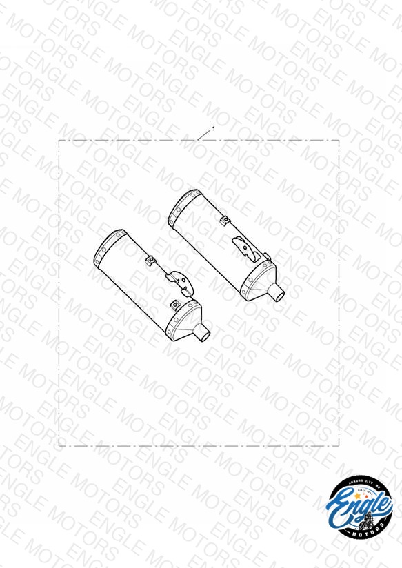 Silencer, Aftermarket, Pair