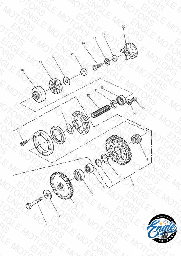Alternator/Starter Drive Gears