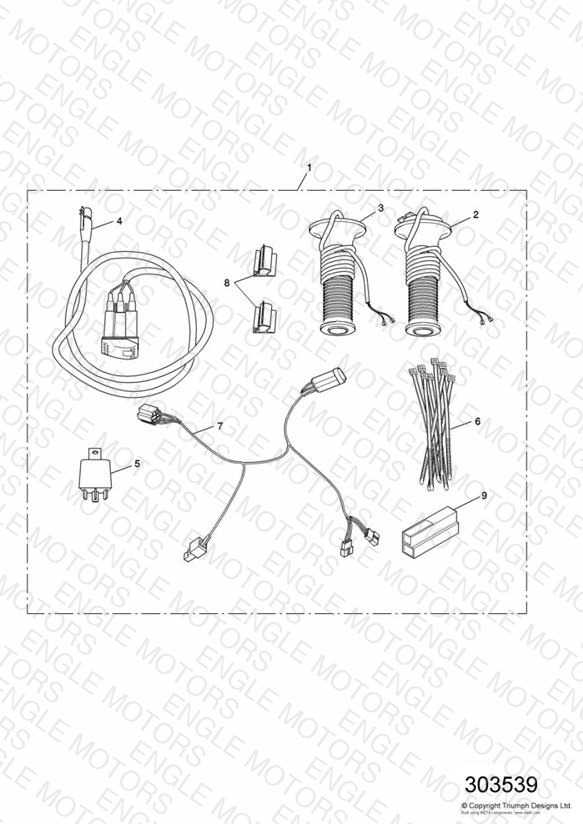 Heated Grip kit DE,ES,IT,JP,NL,SE & UK 186151 »