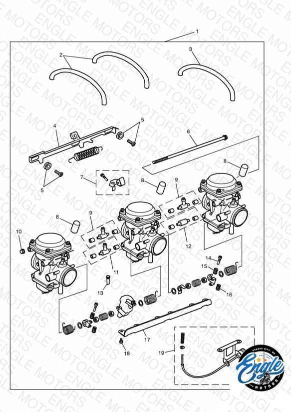 Carburettors US California models only ENG NO 55616 »