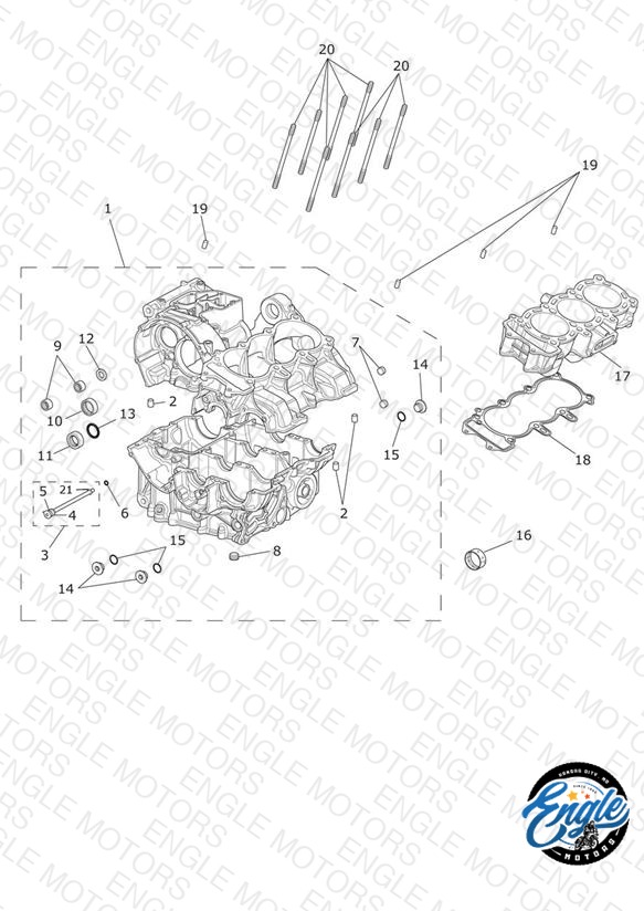 Crankcase & Fittings