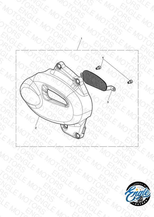Sprocket Cover Kit, Black