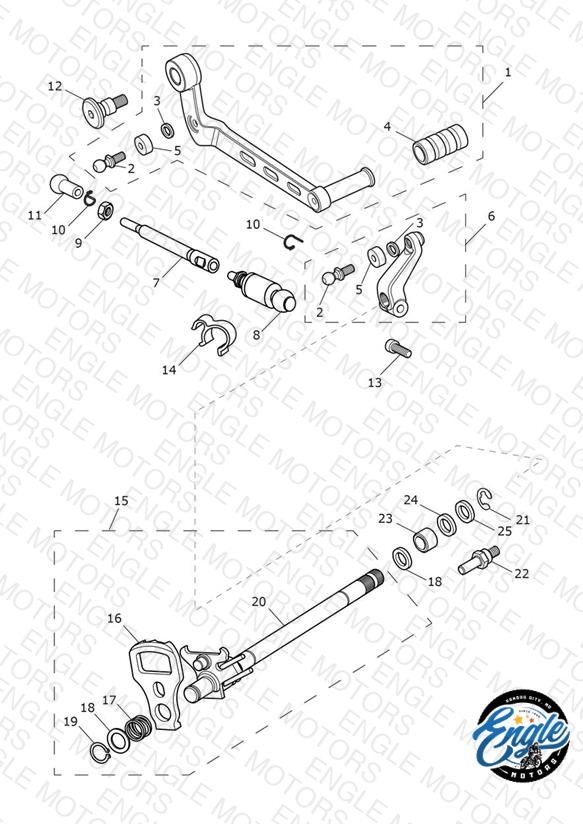 Gear Change Mechanism - US & CA Only - 898122 >