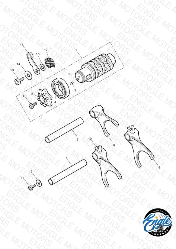 Gear Selector Drum