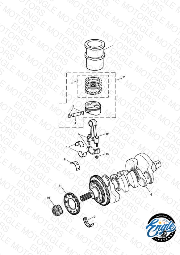 Crankshaft/Conn Rod/Pistons and Liners