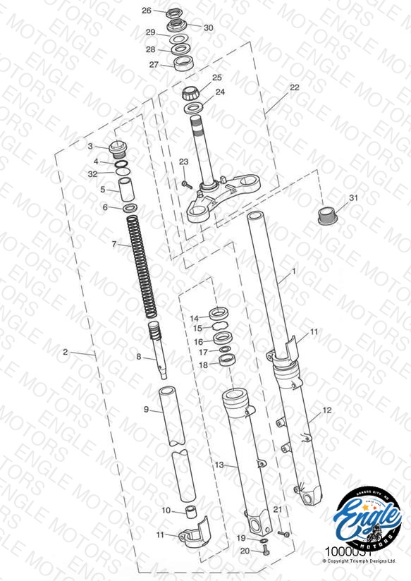 Front Forks & Lower Yoke