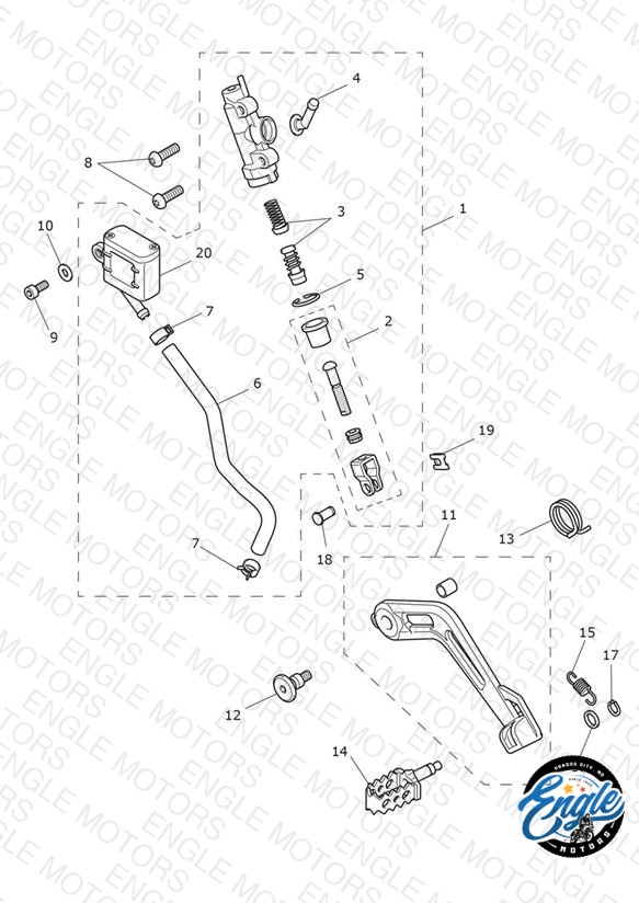 Rear Brake M/Cylinder Assy