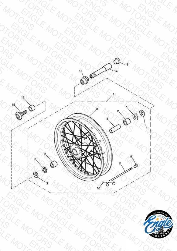 Front Wheel >281465-F2 / 279278-F4