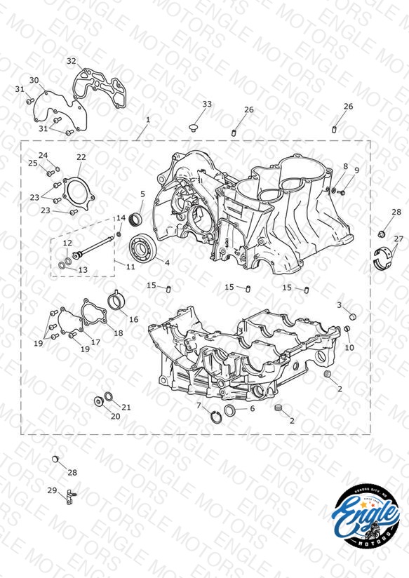 Crankcase & Fittings