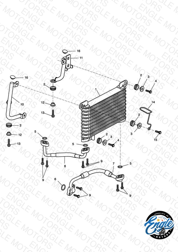 Oil Cooler > Eng No 261327