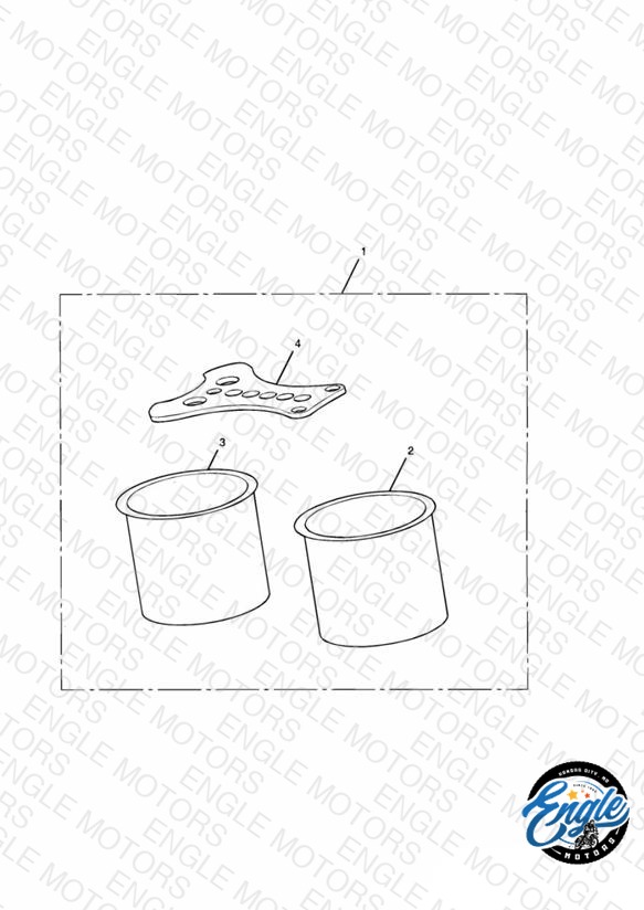 Instrument Cover Kit, Chrome