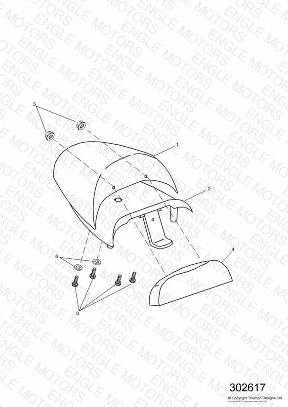 Seat Cowl DE,ES,FR,IT,JP,NL,NZ,SE,UK & US 49 States 186151 »