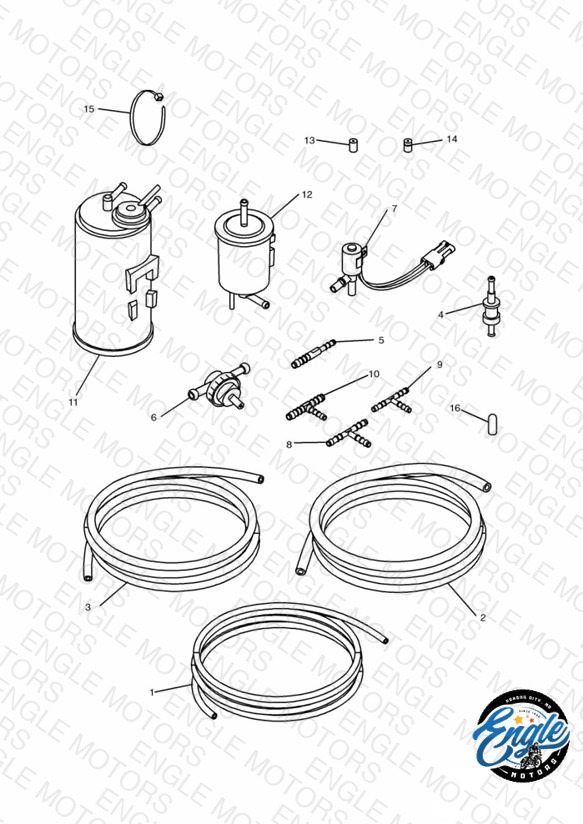 Evaporative Loss Equipment US California models only