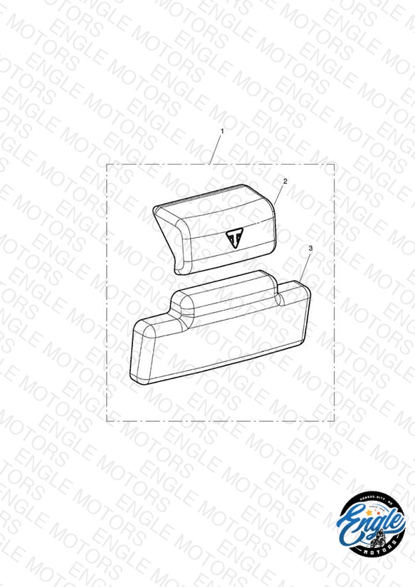 Top Box, Back Rest Kit