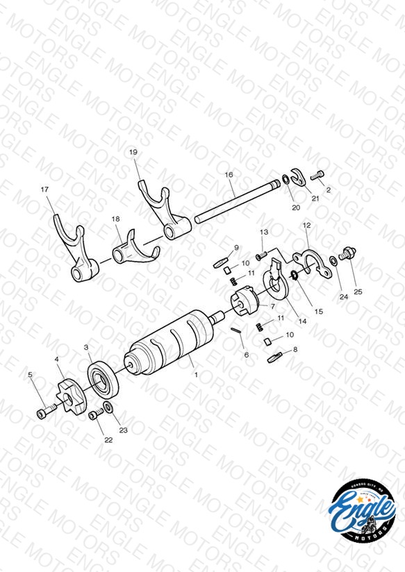 Gear Selector Drum