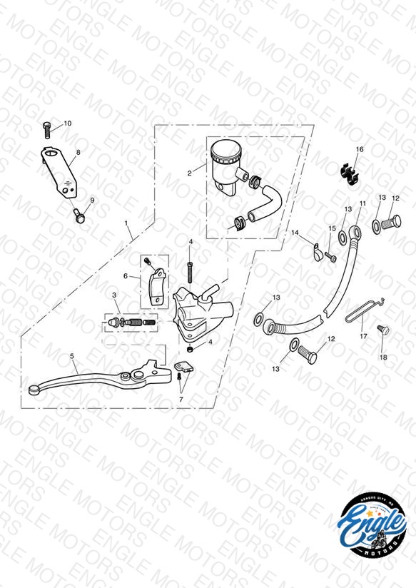Front Brake Master Cylinder & Hoses